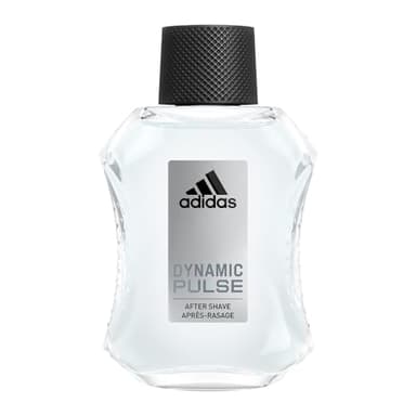 Adidas Dynamic Pulse Aftershave 3.3 fl oz (Pack of 1), Notes of Mint, Apple, and Wood, Men's Fragrance, Long Lasting, Sporty Fragrance, Travel Size