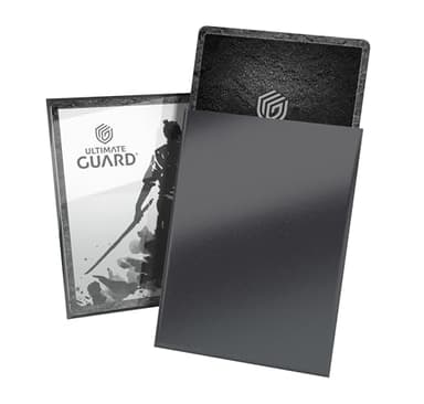 Ultimate Guard Katana Card Sleeves: 100 Standard Size TCG Sleeves, 66 x 91mm, Obsidian Shard Back, Tournament Quality, No PVC & Acid-Free, High Clarity