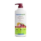 MAMAEARTH Onion Shampoo for Hair Growth & Loss Control | Moisturizing Gentle Scalp Cleanser with Plant Keratin | Sulfate & Paraben Free | 33.81 Fl Oz (1L)