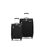 Samsonite Aspire DLX Softside Expandable Luggage with Spinner Wheels, Blue Depth, Carry-On 20-Inch