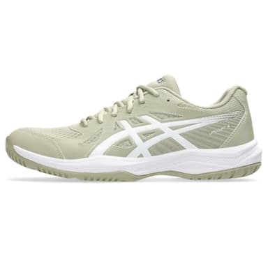 ASICS Men's Upcourt 6 Volleyball Shoes, 10.5, Khaki/White