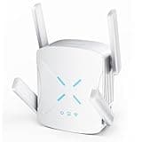 2025 WiFi Extender Signal Booster, New Gen Wi-Fi 6 Repeater, Covers Up to 12,000 sq.ft Range, Dual-Band Internet Booster with Gigabit Ethernet Port, Easy Setup, EasyMesh Compatible (CF-XR182)
