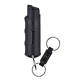 SABRE Pepper Spray, Quick Release Keychain for Easy Carry and Fast Access, Finger Grip for More Accurate and Faster Aim, Maximum Police Strength OC Spray, 0.54 oz, Secure and Easy to Use Safety