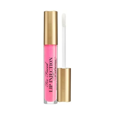 Too Faced Lip Injection Extreme Lip Plumper Gloss | Hydrating, Glossy, & Helps Volume Appear Fuller Over Time, 0.14 Fl Oz, Bubblegum Yum