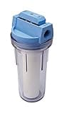 Culligan HF-360A HF-360B Standard Duty 3/4" Inlet/Outlet Whole Filtration System, 0.75 Inch, Clear Housing