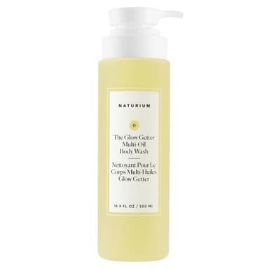 Naturium The Glow Getter Multi-Oil Hydrating Body Wash, Gentle Cleanser, 16.9 oz