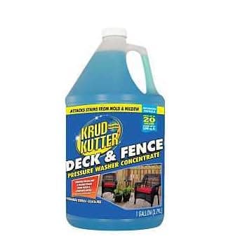 Krud Kutter 385465 Deck and Fence Advanced Formula Pressure Washer Concentrate 1 Gallon