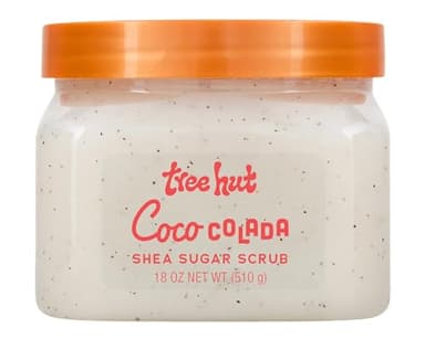 Tree Hut Coco Colada Shea Sugar Scrub, 18 oz, Ultra Hydrating and Exfoliating Scrub for Nourishing Essential Body Care