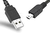 USB Cable for Canon Camera Charger,Mini USB Cable Data Transfer Cord for Canon PowerShot Rebel EOS DSLR ELPH Camcorders. Interface Replacement Charging Cord for Canon Digital Camera PC to Computer 6FT