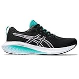 ASICS Women's Gel-Excite 10 Running Shoes, 10, Black/Light UBE