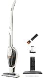 Electrolux Ergorapido Cordless 2-in-1 Vacuum Cleaner with High Suction Power and 180-Degree EasySteer Mobility, 48-Minute Run Time, 2 Power Modes, Satin White
