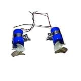 LICHIFIT RC Jet Boat Underwater Motor Thruster 7.4V 16800RPM CW CCW 3-Blades Propeller for DIY Micro ROV Robot RC Bait Boat Submarine Accessories