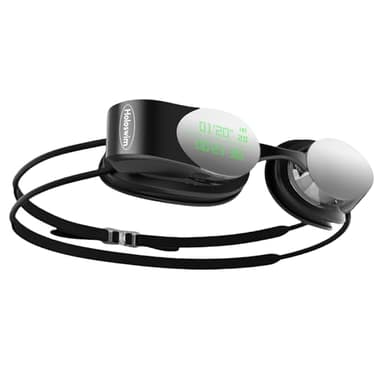 Holoswim 2S Smart Swim Goggles, Digital Real-time Data Display Smart AR Goggles with AI Data Analysis APP, No Subscription, TÜV Anti-Fog Lens, IP68 Waterproof Smart glasses for Pool & Open Water