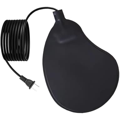 60W De-icer Submergible Bird Bath Heater Thermostatic Controlled Chicken Water Heater for Outdoors in Winter Animal Water Heater Ideal for Livestock Poultry Horses Cows Birds Chicken Farm Trough