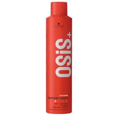OSiS+ Texture Craft – Volumizing Dry Texture Spray - Root Lift with Natural Feel and Shine – Lightweight Hair Styling Product – Brushes Out Easily, 8.9 oz Packaging may vary