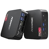ACEMAGICIAN K1 Mini Gaming PC AMD Ryzen 7 5700U Mini PC 16GB DDR4 512GB SSD Mini Computers (8C/16T, up to 4.3Ghz), 4K Triple Display Mini Desktop Bluetooth/WiFi 6/Office