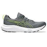 ASICS Men's Gel-Contend 9 Running Shoe, 9.5, Steel Grey/Safety Yellow