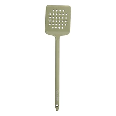 Sur La Table Kitchen Essential Mealcraft Silicone Slotted Turner - Juniper Green