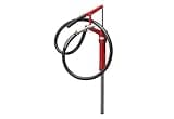 Lincoln 1335 Lever-Action Fluid Transfer Pump, Fits 16- to 55 Gallon Drums, 8.5 Fl. Oz. Per Stroke, 2" Bung, Brass Rings, 6' Removable Hose, Steel Outlet Nozzle, Check Valve, Multi-Position Handle