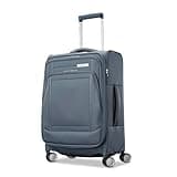 Samsonite UpLIFT 20" Lightweight Softside Carry-On Luggage with Spinner Wheels - Expandable - Airline-Approved, Polyester Soft Suitcase for Ultra Light Travel - Elemental Blue