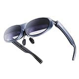 Rokid Max AR Glasses, Smart Glasses with 360'' Micro-OLED Virtual Theater, 50° FOV, 600nits Brightness, HDCP Support & Cloud Gaming and Compatibility with iOS Mac ipad Android, Consoles and Computers