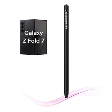 Stylus Pen for Galaxy Z Fold 7 5G Fold Edition Replacement, Capacitive Stylus Touch Pen Compatible with Samsung Galaxy Z Fold7, Fold 6 5G Phone (Black)