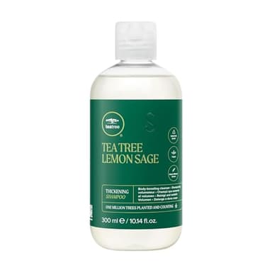 Tea Tree Lemon Sage Thickening Shampoo, Builds Body + Boosts Volume, For Fine Hair, 10.14 fl. oz.
