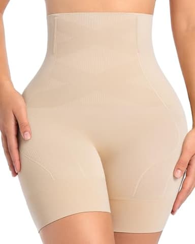 ForeverShaper Tummy Control Shapewear for Women, Seamless High Waisted Shapewear Shorts Butt Lifting Thighs Slimmer for Under Dress
