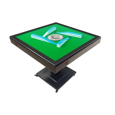 Automatic american mahjong table Suitable for Americans,Chinese,Folding Electric Mahjong Table Two sets of 42mm mahjong tiles set，Mahjong Storage Bag, quiet shuffling, USB Charging（Easy Assembly)