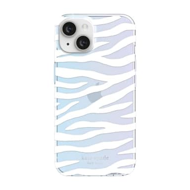 凯特·丝蓓 Protective Hardshell Case Compatible with Apple iPhone 14 - White Zebra [KSIPH-222-ZBWT]