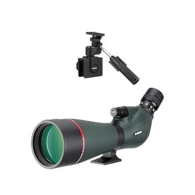SVBONY SV406P ED Spotting Scope Bundle with SV126 Car Window Mount for Target Shooting, Birding