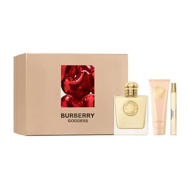 Burberry Goddess 3-Piece Gift Set for Women, 3.4 Oz EDP, 0.33 Oz EDP and Body Lotion