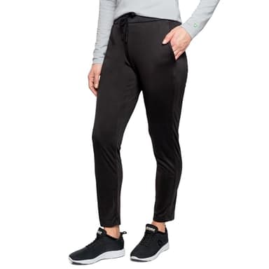 Insect Shield Women's Tech Ankle Pants - Casual Knit Pants with Built-in Permethrin Tick, Mosquito, & Biting Insect Protection for Women, Black, 2X-Large