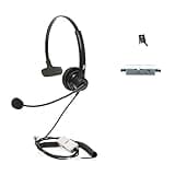 Visbr Professional Noise Canceling Call Center Headset for Office Phones | Compatible with Telephones have RJ9 Headset Jack | Rotatable Microphone Boom