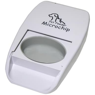 Furrify Automatic Pet Feeder with Active RFID Technology, Dual Source Battery/USB - Prevents Food Stealing, Perfect for Prescription Diets, Schedules Meals for Multiple Pets (Cats & Dogs) (White)