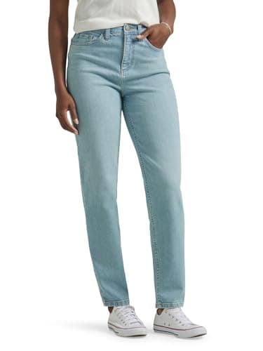 Lee Women's Legendary High Rise Mom Jean, One Tone, 16