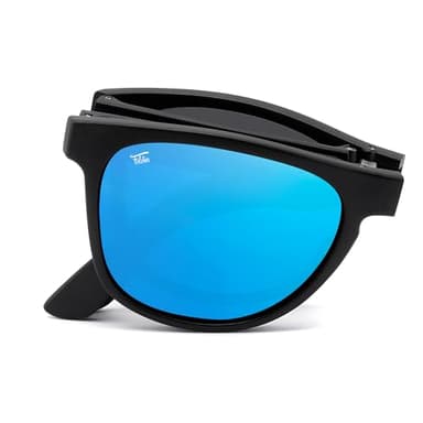 Foldies Remix Folding Sunglasses Polarized, UV400, UVA, UVB Protection for Men Women, Folding Sunglasses Leather Case