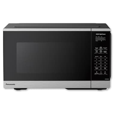 Panasonic Countertop Microwave Oven, 900W, 0.9 Cu. Ft., Sensor Cook and Reheat, 10 Power Levels, Auto Defrost, Keep Warm, Child Lock, Stainless Steel - NN-SB42QS
