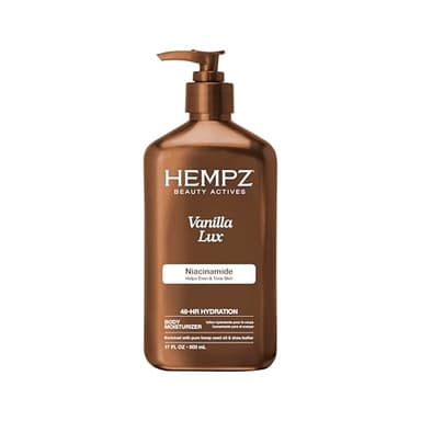 Hempz Vanilla Lux Herbal Body Moisturizer 17 oz. NEW LOOK