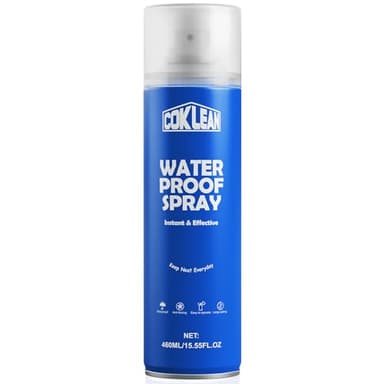 Coklean 15.55 OZ Shoe Waterproof Spray, Rain & Stain Nano Repellent for Suede, Sneaker, Canvas, Leather, Fabric Shoe Protector Spray 1 Pack