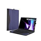Laptop Case for LG gram Pro 16-inch OLED 2in1 Thin and Lightweight Laptop, Laptop Computer Notebook Sleeve Detachable Shell (Blue)