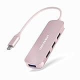 MEANHIGH USB C Hub MEANHIGH 4 Port USB 3.0 Hub for Laptop USB 2.0 Port Expander Multi Splitter for Computer Type C Dongle for MacBook Mac Air iPad PC Flash Drive Mobile HDD