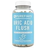 PUREFINITY Uric Acid Flush & Cleanse Capsules – Daily Joint Support for Adults with Tart Cherry Extract, Turmeric, Celery Seed, Chanca Piedra, and Bromelain (30 Count)