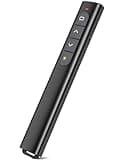 Wireless Presentation Clicker, 2-in-1 USB Type C Presentation Remote, Powerpoint Clicker with Hyperlink & Volume Control PowerPoint Slide Advancer for Keynote/PPT/Mac/PC/Laptop