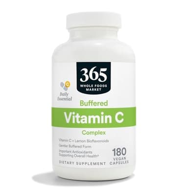 365 by Whole Foods Market, Buffered Vit C w/Bioflavonoids 500 MG, 180 CT