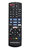 N2QAYB001147 Replace Remote Control Compatible with Panasonic 4K Blu-Ray Disc Player DP-UB820 DP-UB820-K DMP-UB300 P-UB820EB-K DP-UB9000 DMP-UB310 DMP-UB314 DMP-UB390 DMP-UB400 DMP-UB404 DMP-UB820