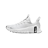 Nike Free Metcon 6 Women's Workout Shoes (HQ3510-100, White/Metallic Silver/Light Smoke Grey/Black) Size 8