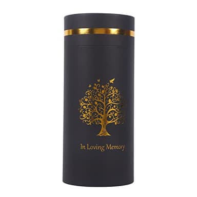 Tree of Life Eco Scattering Urn Biodegradable Scatter Tube for Human Ashes - Cremation Urn for Ashes - Urns for Male & Female (Large)