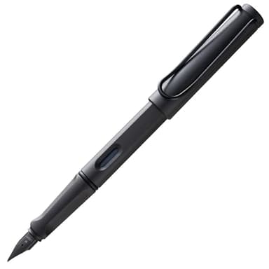 LAMY safari umbra - Fountain Pen with ergonomic grip & polished steel nib in size F - ideal for any Writing & Calligraphy - including LAMY T 10 blue cartridge - Right-Handed