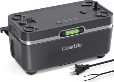 Cleartide Condensate HVAC Pump, Ultra-Quiet 25dB, 1/30 HP 135 GPH, Automatic Condensate Removal Pump with Safety Switch for Air Conditioner/Furnace/Dehumidifier/Ice Machine, 100-240V, 27ft Head Height